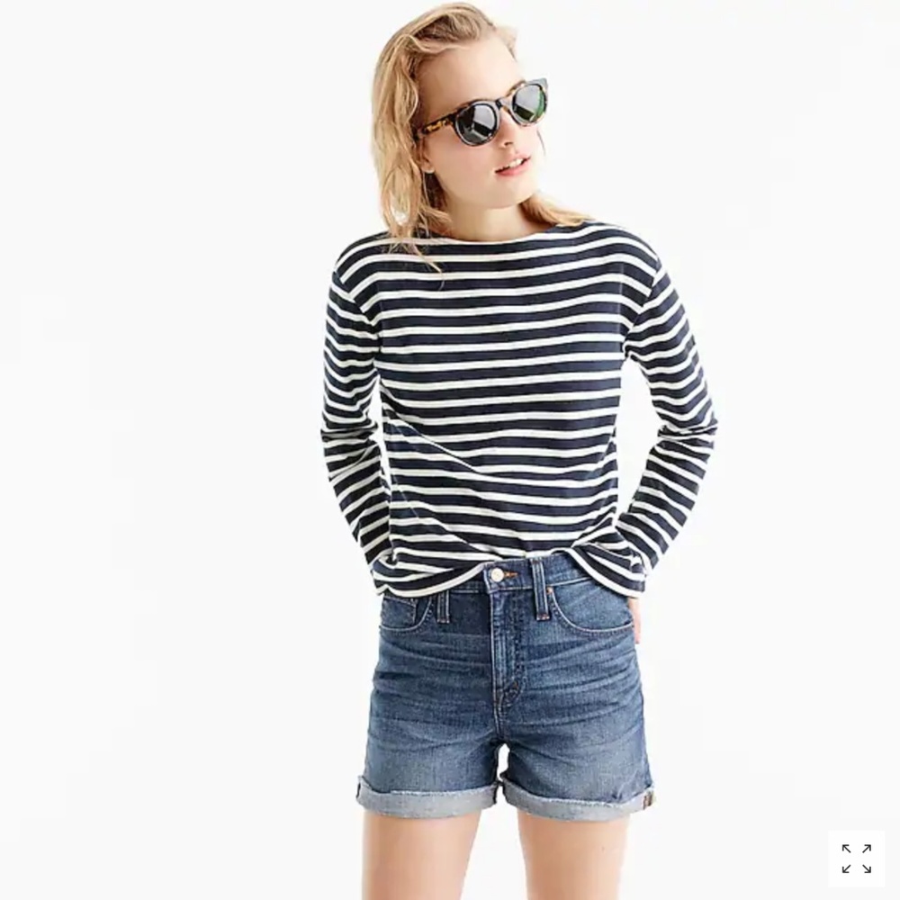 J.Crew High-rise denim short